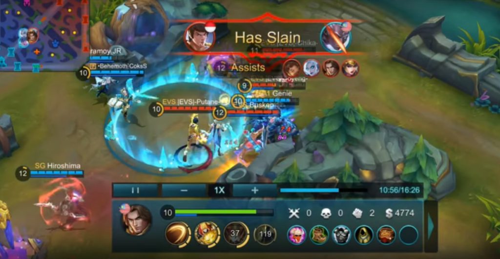 ประสบการณ์การเล่น Mobile Legends