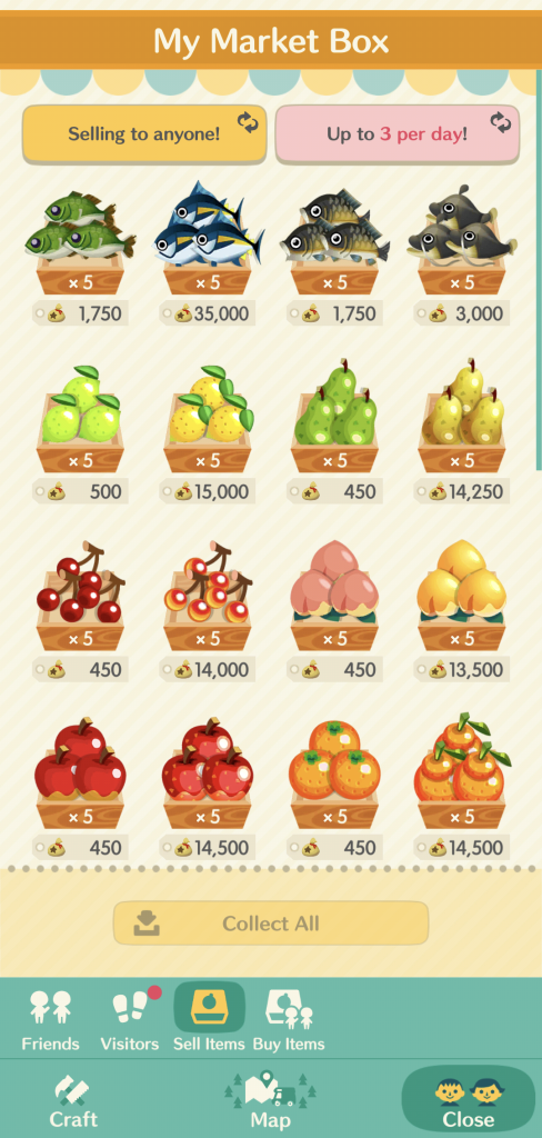 Market Box และระบบแลกเปลี่ยน: เศรษฐกิจขนาดย่อมใน Pocket Camp